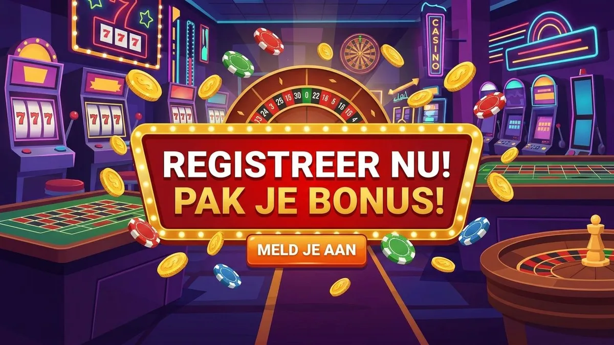 Registreren met bonus